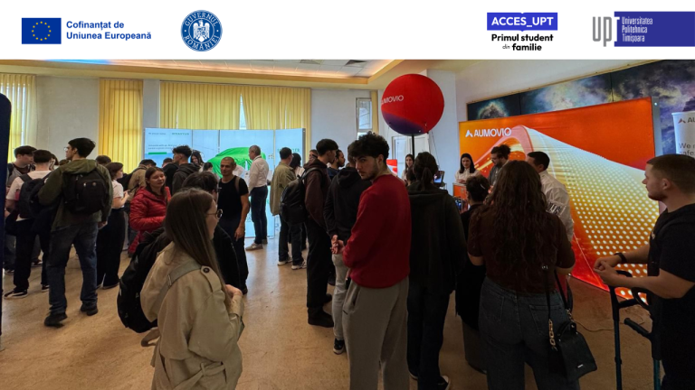 Consiliere vocațională pentru studenți, în cadrul Zilelor Carierei UPT