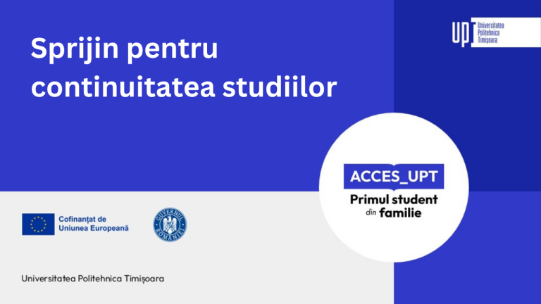 Sprijin pentru continuitatea studiilor: un an de activități dedicate prevenirii abandonului universitar